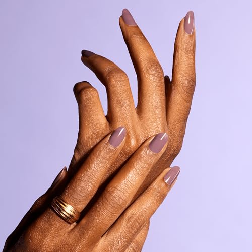 Macaron Sheer Deep Mauve Nail Strips - Double-Ended Gel Manicure Set