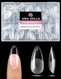 Almond Gel Press On Nails Medium 216pcs - No Trace, Long Lasting, Pre-Shaped