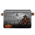 Halloween Spooky Witch Castle Storage Basket Set - 1 Pack, Black Bat Ghost Pumpkin
