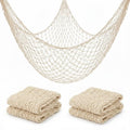 2-Pack Nautical Fish Net Decorations for Parties and Home - 40x80 inches Variation 2