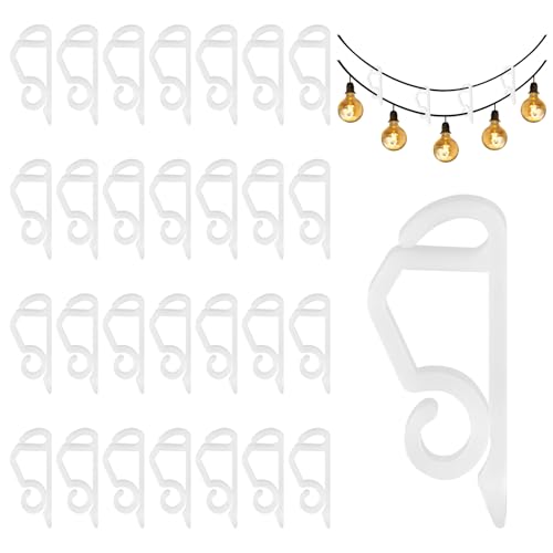 120 Pcs Outdoor Gutter Light Clips for Christmas & Holiday Decorations