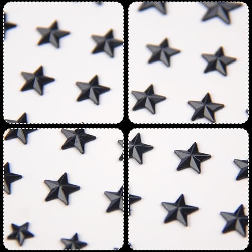 Self-Adhesive Face Gems Star Rhinestones for Makeup & Festival - Black 04