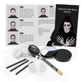 Halloween Skeleton Makeup Kit with Face & Body Paint, Brushes & Sponges