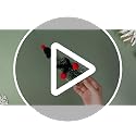 Mini Santa Hat & Scarf Craft Set - Red, Green, Black, White, 48 Pieces