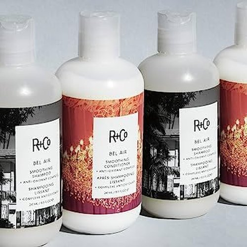 R+Co Bel Air Smoothing Shampoo & Conditioner Set - Anti-Oxidant Complex for Frizz-Free Hair | 8.5 oz (Pack of 2)