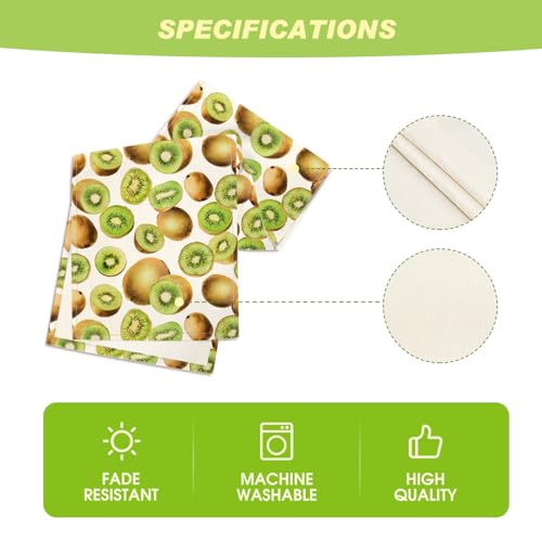 13x72 Inch Kiwi Fruit Spring Summer Table Runner - Seasonal Kitchen Decor