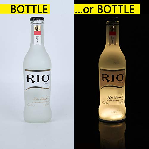 LED Bottle Lights for Wine & Liquor Decor - Warm White Variation