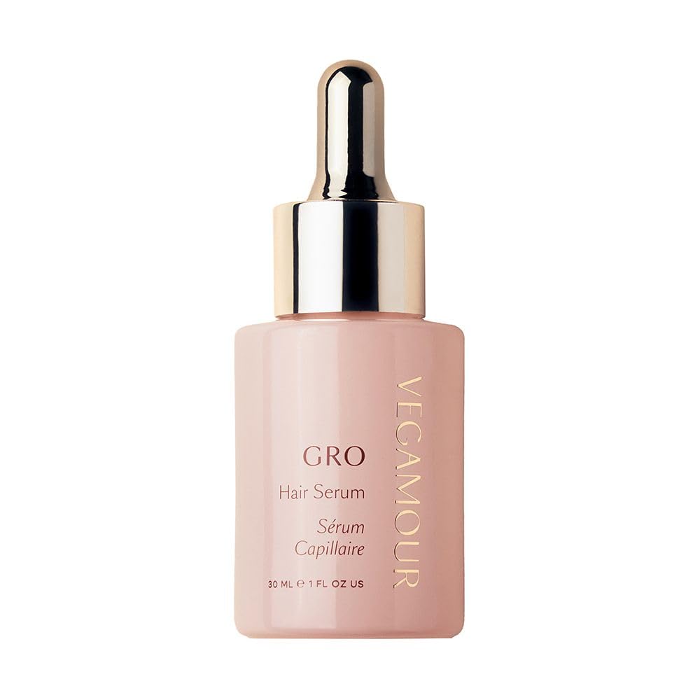 VEGAMOUR GRO Hair Serum - Thicker, Fuller Hair in 90 Days | Non-Oily, Vegan, Bergamot Scented