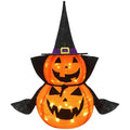 Orange 3FT Halloween Collapsible Pumpkin Decoration with LED Lights