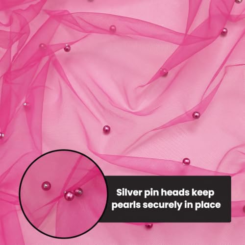 Pink Pearl Gauze Table Runner 28 x 120 Inches - Rose Red, Durable Home Decor