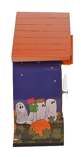 Peanuts Halloween Cuckoo Clock with Snoopy & Great Pumpkin - 17 Inches
