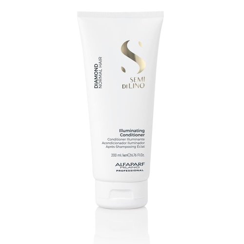 Alfaparf Milano Semi Di Lino Diamond Shine Conditioner - Sulfate & Paraben Free - 6.76 Fl Oz