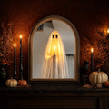 Light Up Ghost Mirror Halloween Decor Wall Mirror 11x13.8 in Indoor