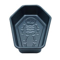 Halloween Skeleton Cake Pan - 3D Coffin Mold for Baking, Non-Stick Aluminum