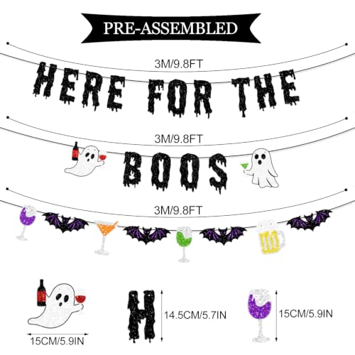 Halloween Party Banner - Glittery