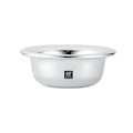 ZWILLING Shaving Bowl (wet shave, storage for shaving soap, bowl for whipping up lather, chrome plated), Silver