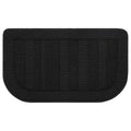 Non Slip Washable Kitchen Rug 30x18 Inch - Black, Semicircular Variation