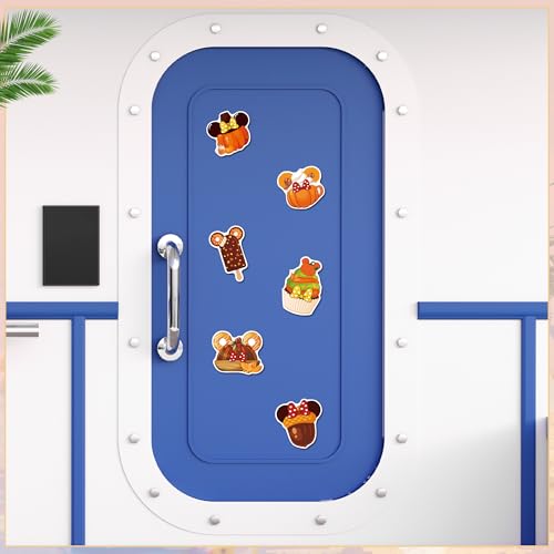 Fall Cruise Door Magnets Set - 16 Autumn Themed Refrigerator & Cabin Decor