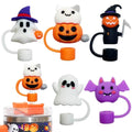 Halloween Silicone Straw Cover Caps for Stanley 30 & 40 Oz Tumblers - Color 2