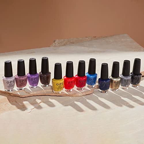 OPI Black Nail Lacquer - Cave the Way | Classic, Long-Lasting, Chip-Resistant