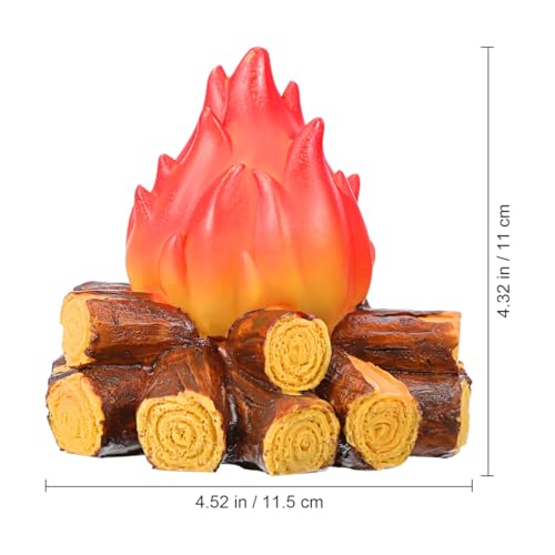 Artificial Campfire Night Light - Realistic Flame Effect Decorative LED Lamp
