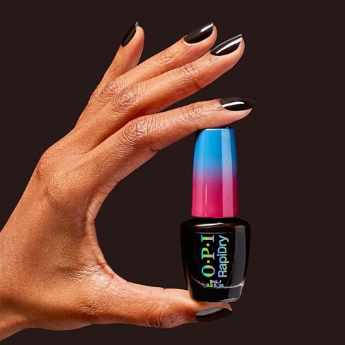 OPI RapiDry Quick Dry Nail Polish - Deep Espresso Brown, Fast-Drying, 2-Coat Set
