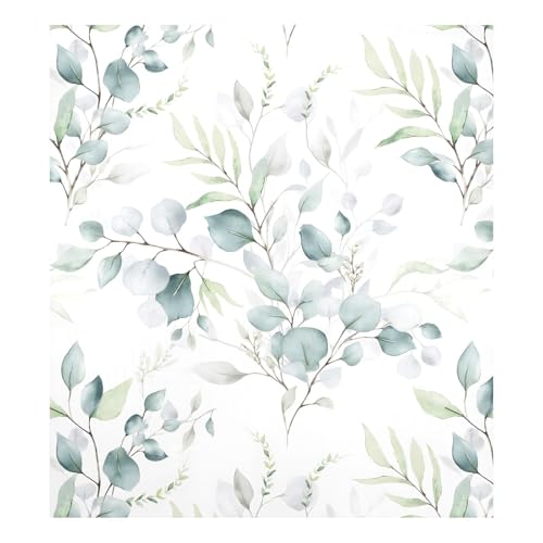 Eucalyptus Leaves Refrigerator Magnet Cover Sticker 23x26 in - Decorative Dishwasher Panel