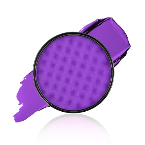 Purple Water Based Face Paint for Halloween - Vibrant & Fast-Drying, 1.06 oz - Variation: Purple