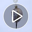 Horseshoe Crab Glass Christmas Ornament - Coastal Handcrafted Holiday Decoration - Sea Collection - Variation of Horseshoe Crab
