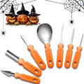 Halloween Pumpkin Carving Kit - 7 Pieces Stainless Steel Tools for Jack-o'-Lanterns
