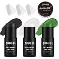 Black, White & Green Face & Body Paint Stick Set for Halloween Cosplay - 4 Pack