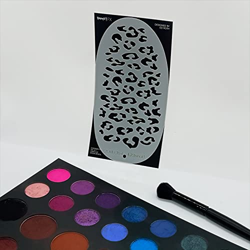 Leopard Spots Face Makeup Stencil for Halloween Cosplay Face Paint - Variation of THIS Listing
