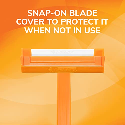 Men's Disposable Razors 52 Pack - Sensitive Single-Blade, Smooth Shave