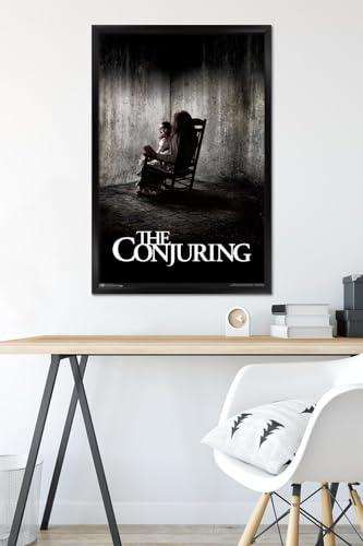 Conjuring Wall Poster - Black Framed 22.375 x 34 Inches Room Decor - Satin Finish