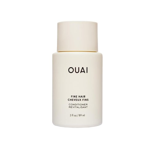 OUAI Fine Hair Conditioner - Travel Size Volumizing Formula with Keratin & Biotin | 3 Oz, Paraben-Free