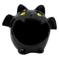 Bat Shaped Ceramic Bowl - Cute Halloween Storage Container for Home Decor - Black - Variation of THIS listing