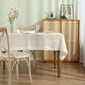 Linen Tablecloth 60x104 Inches Rectangular - Washable Durable Wedding Party