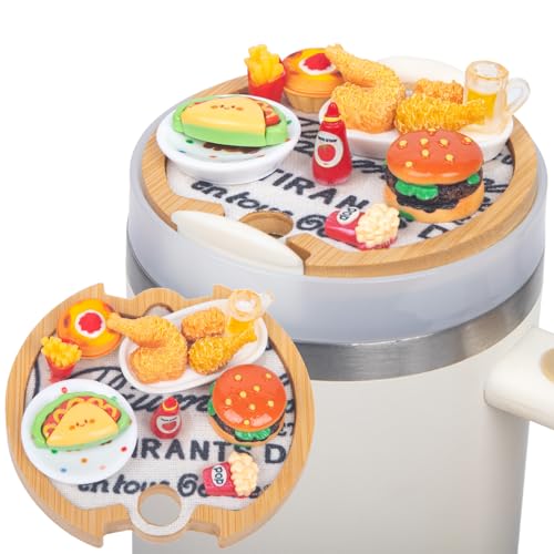 Food & Drink Charms for Stanley Cups 30oz - Fast Food Yellow Variation