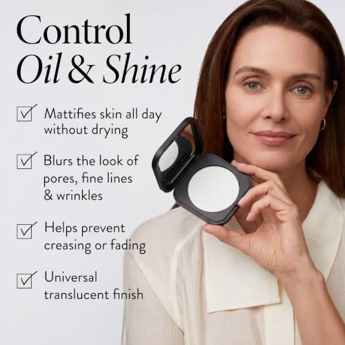 Matte Setting Powder Translucent Oil-Control Finishing Powder for All Skin Types