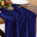 Royal Blue Velvet Table Runner 20 x 120 Inches 2 Pack Wedding & Event Decor