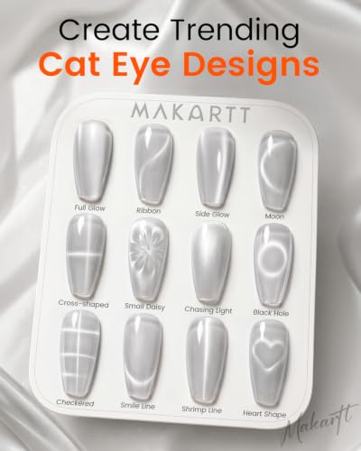 Makartt Glass Cat Eye Gel Nail Polish 15ml - Studio Light Variation