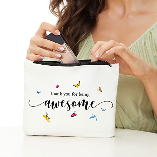 Thank You Gifts Makeup Bag - Employee Appreciation Cosmetic Organizer Multi139