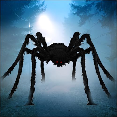 Giant Spider Halloween Decorations Outdoor Indoor Scary Halloween Yard Decor