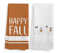 Happy Fall Kitchen Towels and Dishcloths Set of 2 - Fall & Halloween Decor