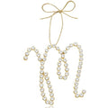 Christmas Letter Ornament - Gold Initial M for Tree & Festive Decor