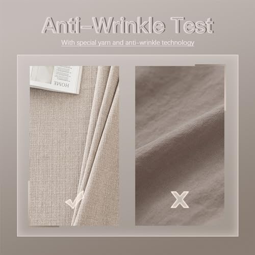 Beige 14x71 Inch Polyester Table Runner with Tassels, Water-Resistant & Wrinkle-Free