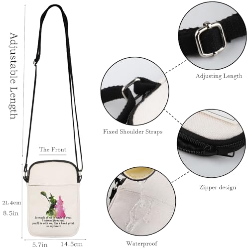 WCGXKO The Musical Theater Fans Gift Musical Shoulder Bag Crossbody Bag For Women (So much cr1)