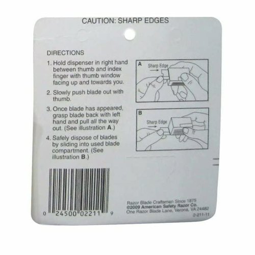 Gem Super Stainless Steel Single Edge Blades 10 Each (Pack of 2)