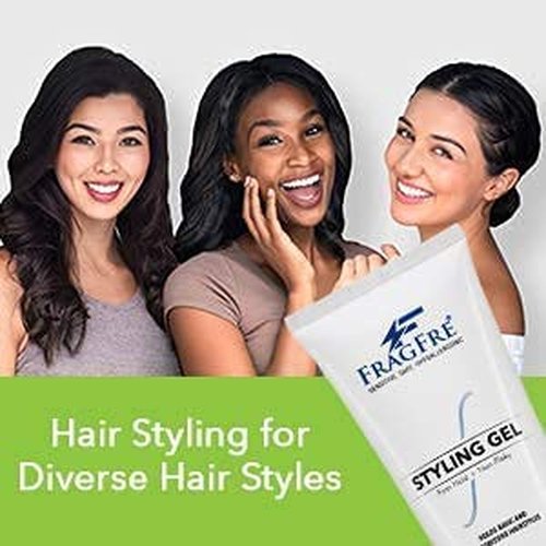 Regine Switzerland Firm Hold Hair Gel - Fragrance-Free Strong Styling for Aggressive Styles | 8 oz Vegan Formula