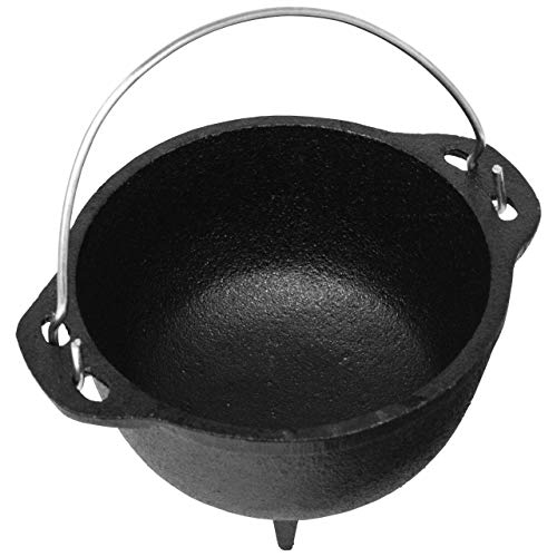 Cast Iron Cauldron 4.75 Inch for Rituals, Witchcraft & Decoration